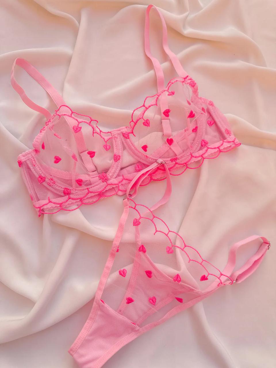 coeur rose