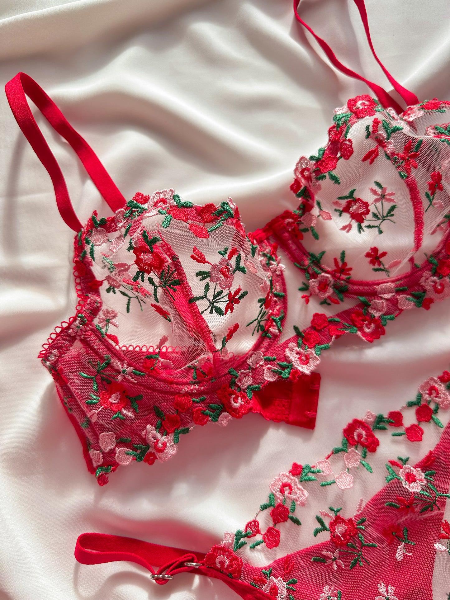 fleur rouge