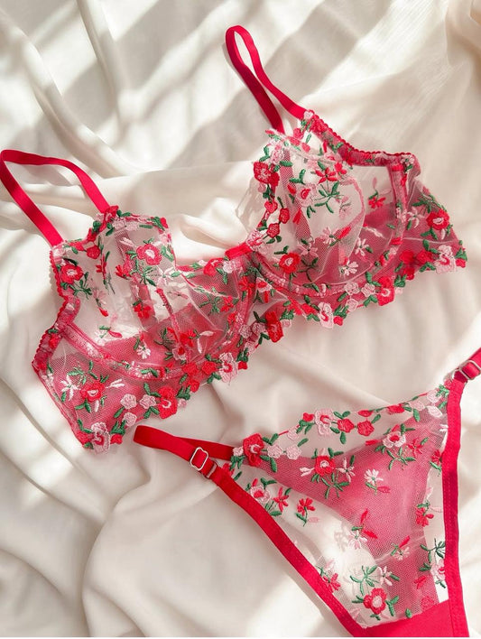 fleur rouge