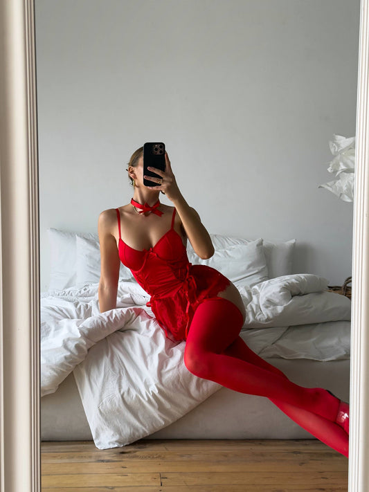 nuisette ROUGE