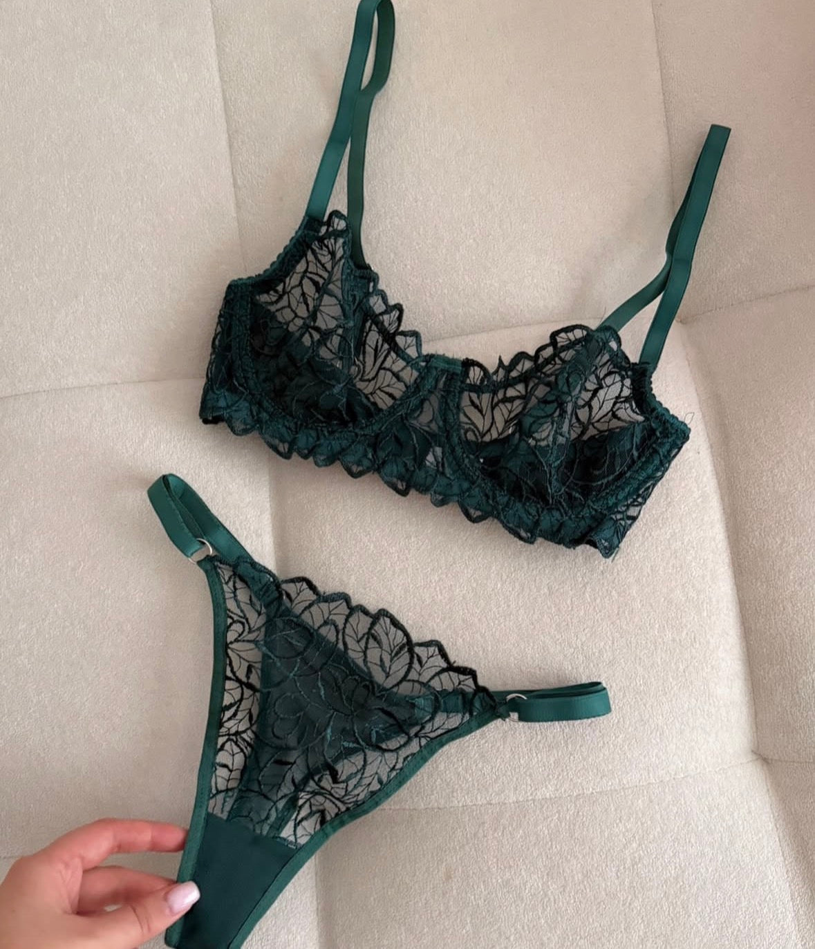 fleurs verte