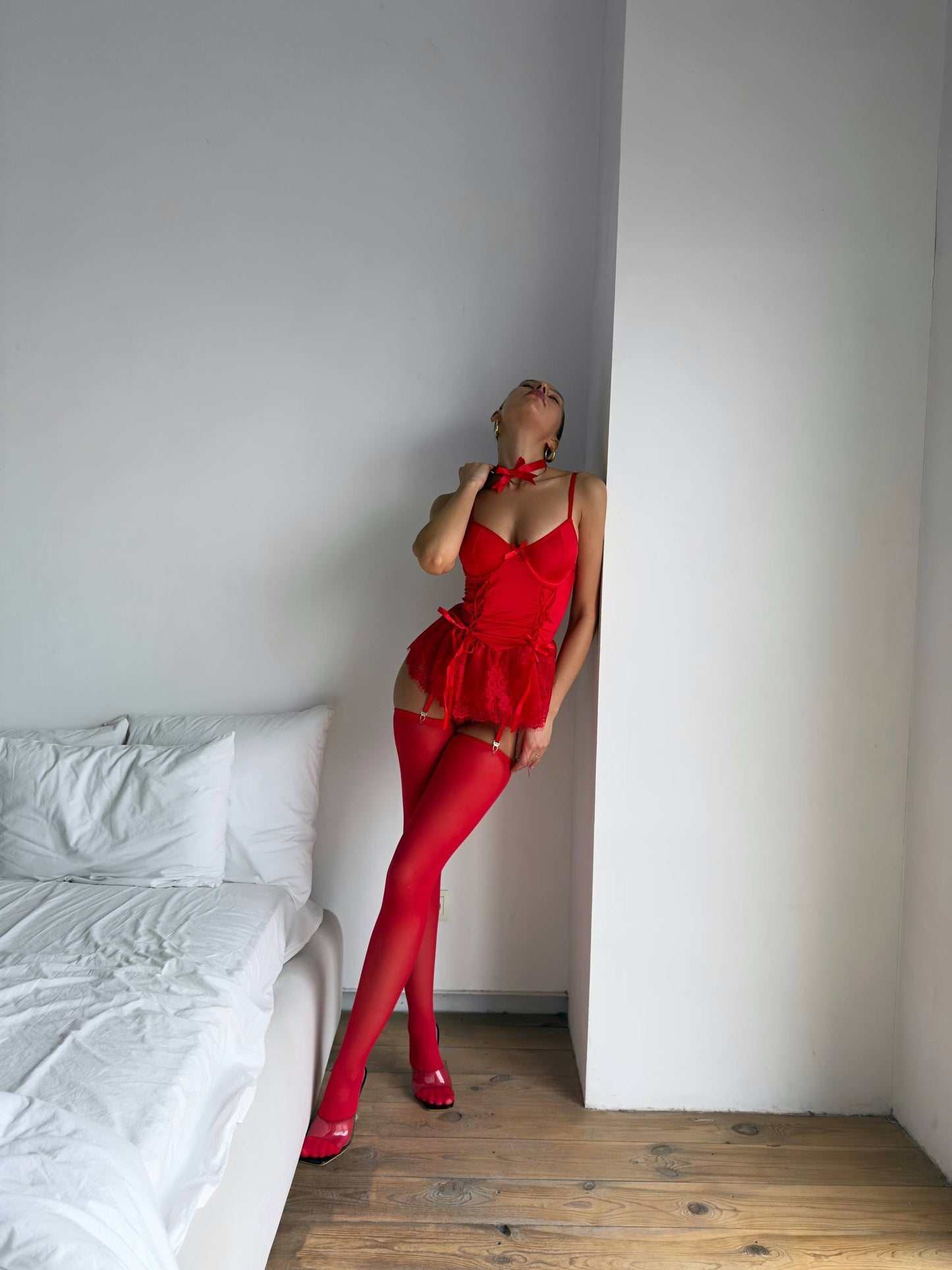 nuisette ROUGE