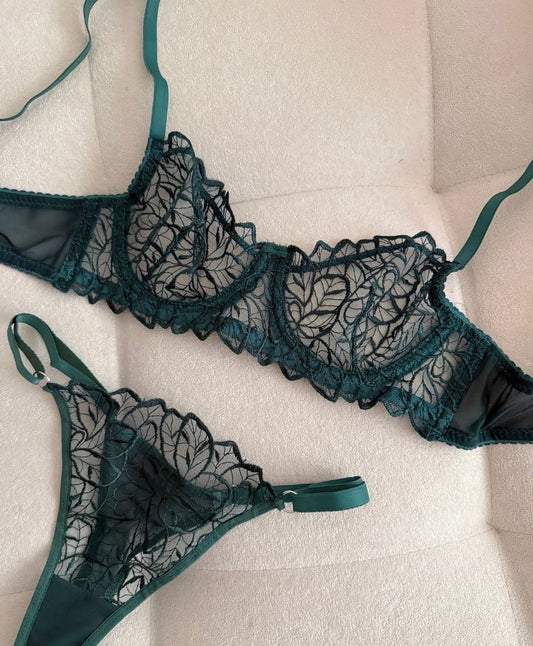 fleurs verte